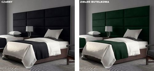 70X30 PANELE ŚCIENNE TAPICEROWANE WEZGŁOWIE WELUROWE 3D KING VELVET na Arena.pl