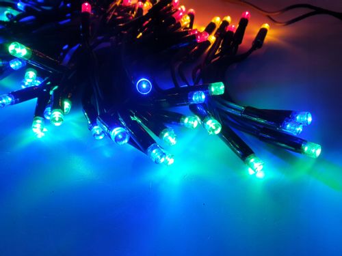 LAMPKI CHOINKOWE 100 LED ATEST gumowy kabel IP44 na Arena.pl