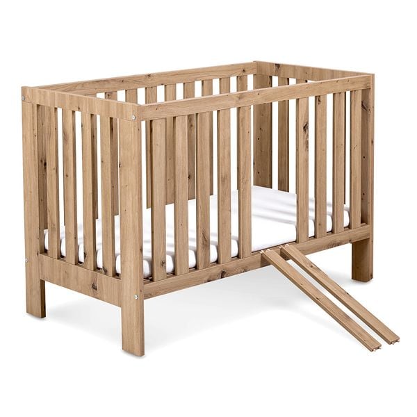 KLUPŚ Łóżeczko AMELIA II dąb 120x60 zdjęcie 3