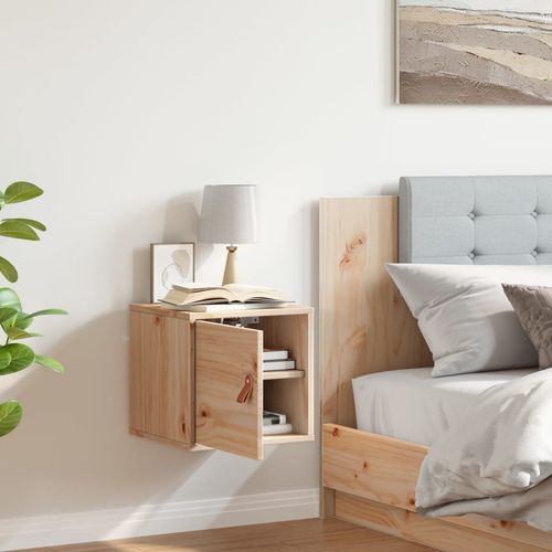 Szafka ścienna, 31,5x30x30 cm, lite drewno sosnowe na Arena.pl