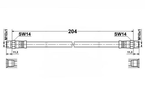Volvo S70 I - Zestaw Przewodów Hamulcowych Teflonowych W Oplocie Stalowym na Arena.pl