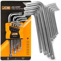 ZESTAW KLUCZY IMBUSOWYCH IMBUSY DŁUGIE TORX Z OTWOREM CR-V T10H-T50H 9.EL