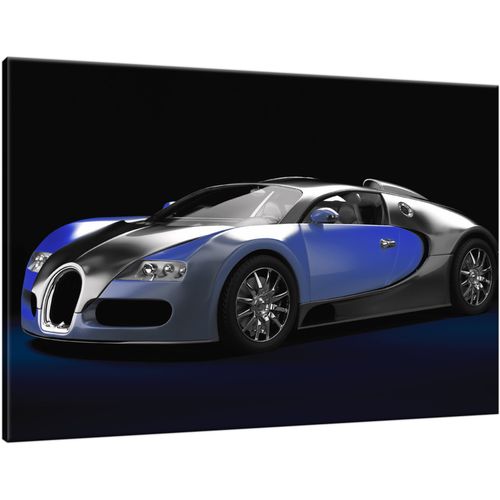 Obraz Drukowany 60X40 Błękitne Bugatti Veyron na Arena.pl