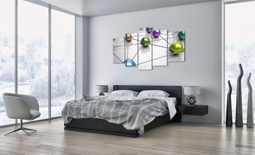 Obraz Na Płótnie - Kompozycja Kule - 160X85 Cm - Ea160X85-2659 na Arena.pl