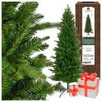 Choinka sztuczna SLIM Jodła Killington wąska 180cm zielona jak żywa PE/PVC