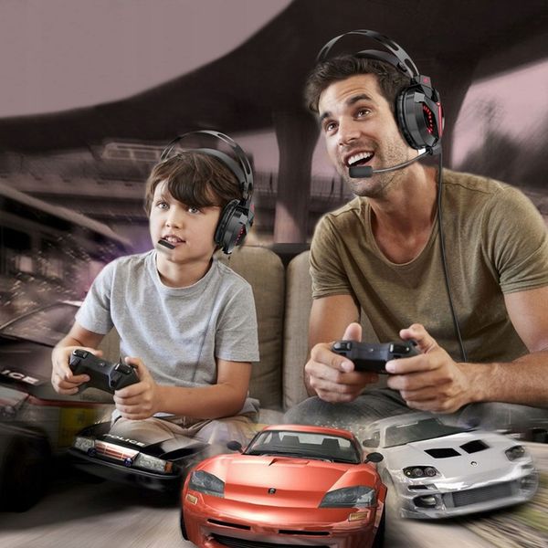 SŁUCHAWKI GAMINGOWE M180PRO do PC PS4 XBOX LED zdjęcie 4