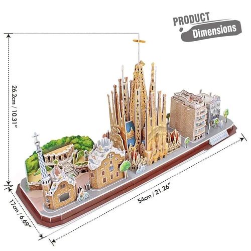 Puzzle 3D City Line Barcelona 20256 na Arena.pl