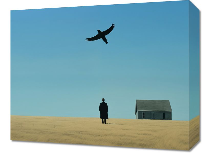 Obraz 50x40cm Samotny i Wolny zdjęcie 1