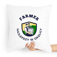 Poduszka Prezent Idealny Dla Rolnika Najlepszy W Z Nadrukiem Ze Zdjęciem