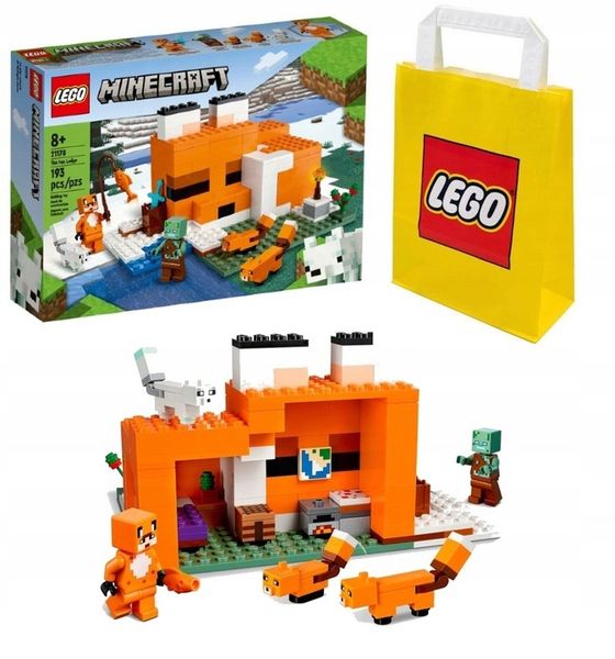 LEGO MINECRAFT 8+ SIEDLISKO LISÓW 21178 zdjęcie 1