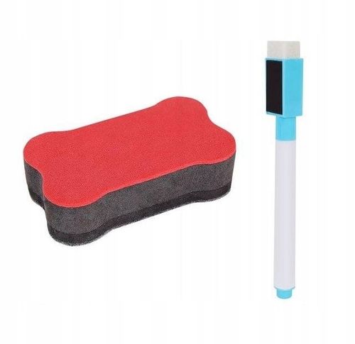 DWUSTRONA TABLICA KREDOWA MAGNETYCZNA DO RYSOWANIA ŚCIERALNA DLA DZIECI na Arena.pl