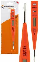 ELEKTRONICZNY PRÓBNIK NAPIĘCIA TESTER DETEKTOR MIERNIK PRĄDU FAZER 12-250 V