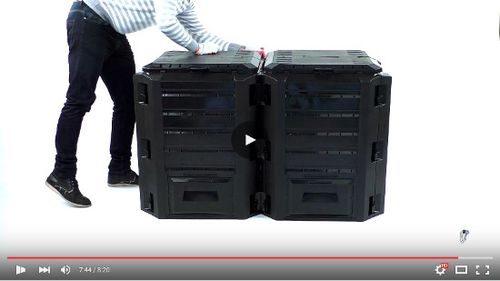 KOMPOSTOWNIK 1200L TRZY KOMORY NOWY MODEL na Arena.pl