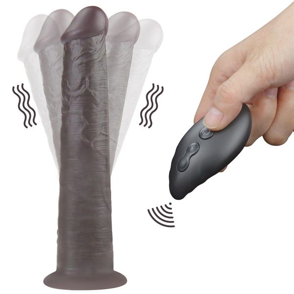 10'' Dual Layered Platinum Silicone Rotator zdjęcie 7