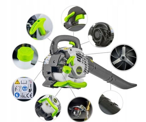 DMUCHAWA SPALINOWA OGRODOWA ODKURZACZ z ROZDRABNIACZEM LIŚCI AG078 na Arena.pl