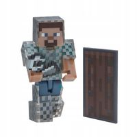 Tmtoys Figurka Minecraft Steve W Zbroi Z Łańcuchami