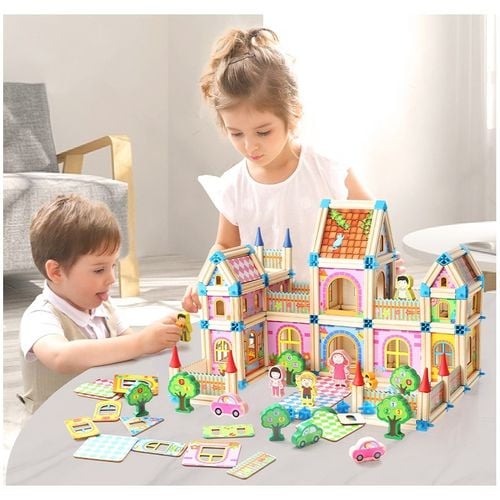 klocki domek 128 szt jhtoy-024 na Arena.pl