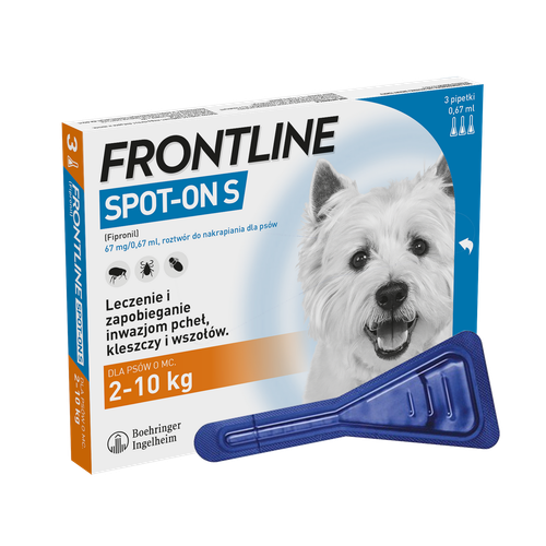frontline spot on dla psa 3x0,67ml na Arena.pl