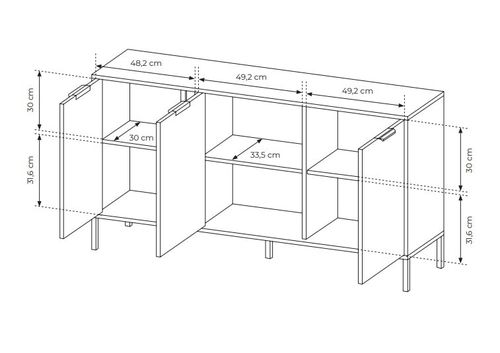 KOMODA Szeroka LARS 3D 153 antracyt na Arena.pl