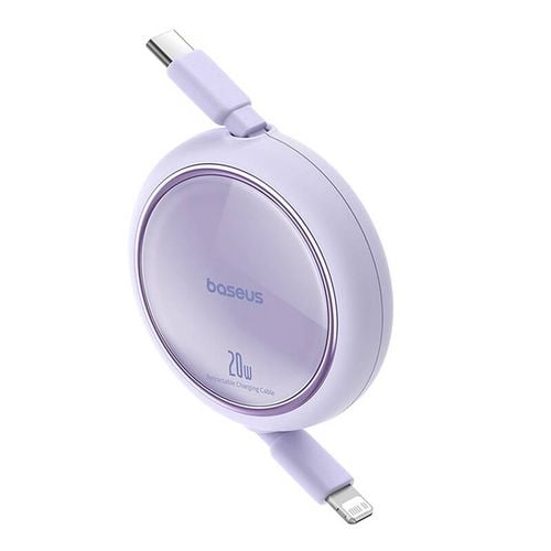 kabel usb baseus free2pull usb-c do ip 20w 1m (fioletowy) na Arena.pl