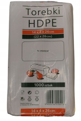 worki hdpe 14x4x26 (1000) 0413 na Arena.pl