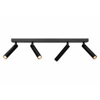 Lampa LED ścienno-sufitowa Roll 50922402 Kaspa 16,8W 3000K tuby czarne