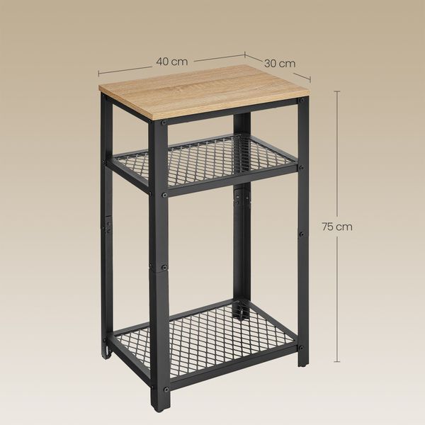 Stolik kawowy 40x30x75 szafka nocna sonoma loft do salonu i sypialni zdjęcie 4