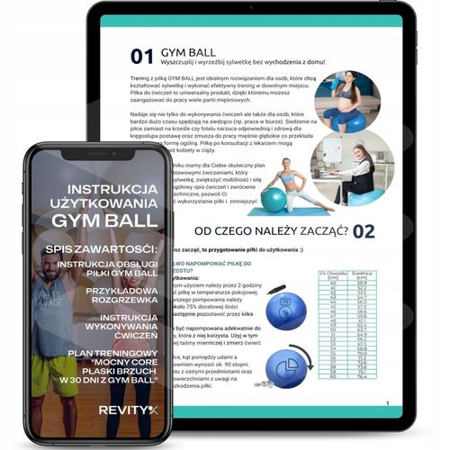 WYSOKIEJ JAKOŚCI PIŁKA REHABILITACYJNA DO ĆWICZEŃ SIEDZENIA GIMNASTYCZNA 65 na Arena.pl