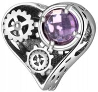 Charms Srebro Zawieszka Charms Serce Srebro 925