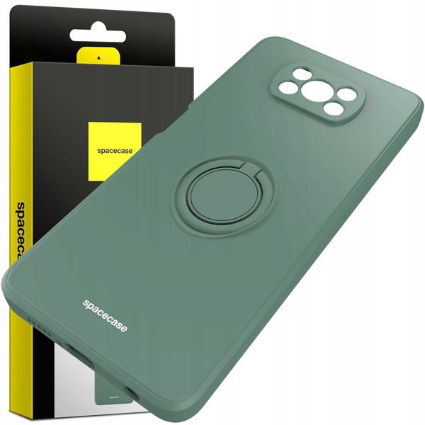 Spacecase Silicone Ring Poco X3 Pro/Nfc Dark Green zdjęcie 8
