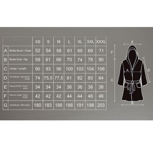 DecoKing SZLAFROK UNISEX BRĄZ M na Arena.pl