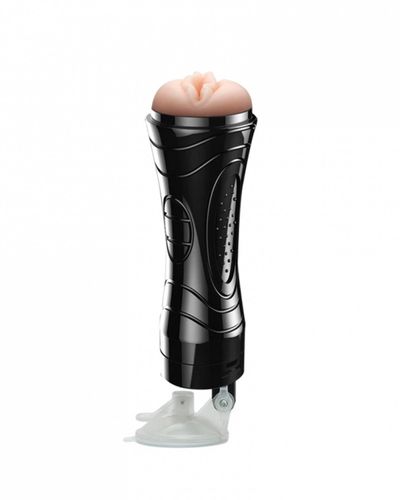 Quickies black wallmounted vibrating masturbator na Arena.pl