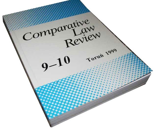Comparative Law Review 9-10 zdjęcie 1
