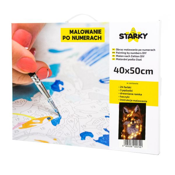 Zestaw do malowania po numerach - lisek zdjęcie 6