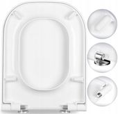 Deska sedesowa do Roca Gap wolnoopadająca wypinana antybakteryjna