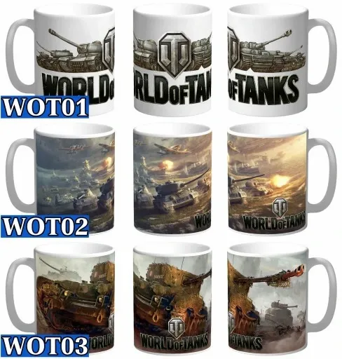 Kubek World of Tanks War Thunder + IMIĘ i KARTONIK zdjęcie 4