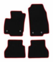 Dywaniki welurowe CARLUX-RED Ford B-MAX 2012-2017 czarne czerwone
