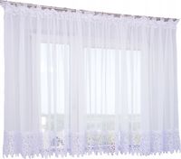 FIRANA PROSTA GOTOWA GIPIURA 300X150 KORONKA