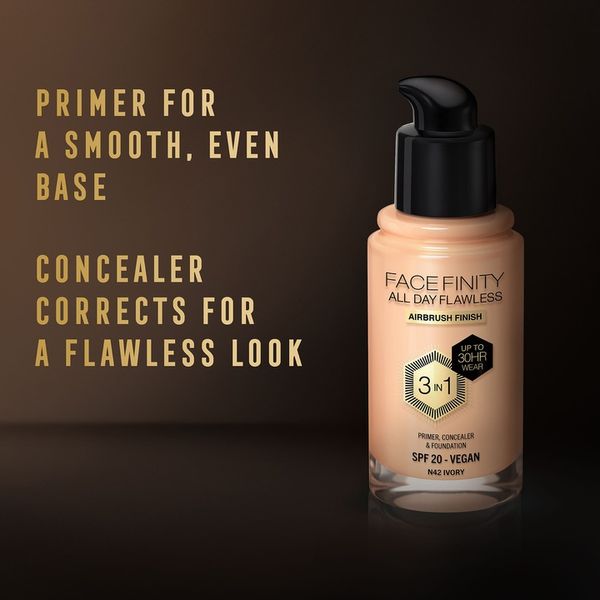 MAX FACTOR FACE FINITY 3W1 VEGAN SPF20 N42 zdjęcie 9