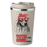 KUBEK TERMICZNY Premium beżowy prezent dzień kobiet TOTAL OGARNIAM KT_440_b