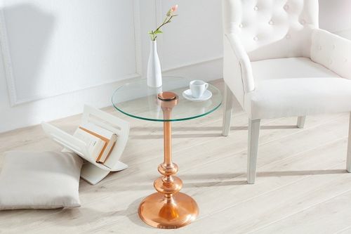 Stolik FLUTE miedziany na Arena.pl