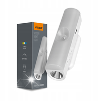 LAMPKA AKUMULATOROWA LED CZUJNIK RUCHU VIDEX VL-NL108W 3000K-6500K 110Lm