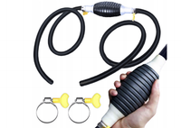 GRUSZKA Do PALIWA POMPKA Ręczna OLEJU ROPY WODY Samochodowa pompa + WĄŻ 2m