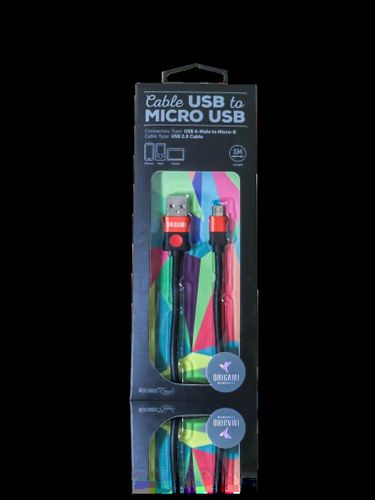 Origami USB--micro USB cable 1m black na Arena.pl