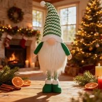 SKRZAT krasnal gnom ŚWIECĄCY Świąteczny 108cm TELESKOPOWY ozdoba JUMIhome