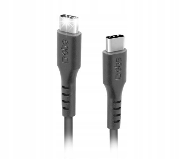 Kabel USB-C SBS 3m Czarny TECABLETCC3M zdjęcie 1