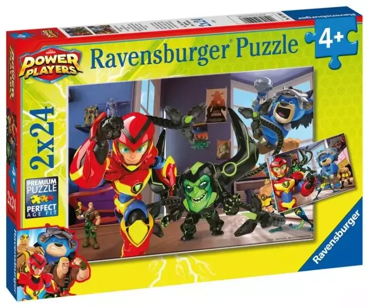 Puzzle 2x24 elementy. Power Players zdjęcie 1