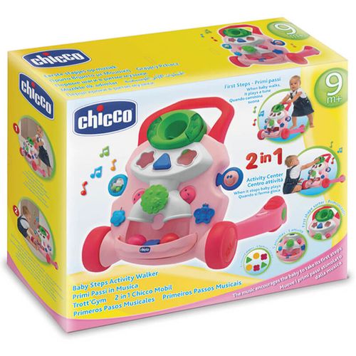 Chicco- Grający pchacz różowy na Arena.pl