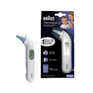 Braun IRT3030 ThermoScan 3 Termometr elektroniczny do ucha dla dzieci i noworodków