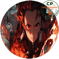 Opłatek waflowy na tort - Demon Slayer - Miecz zabójcy demonów